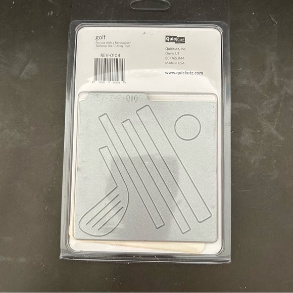 Lot of 3 Quickutz 4”x4” Sports sticks & balls cutting dies - Picture 6 of 14